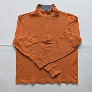 Daniel Cremieux Two-Tone Polo in Orange and Gray